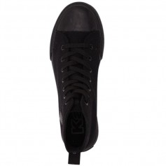 Kappa Viska OC Γυναικεία Flatforms Μποτάκια Μαύρα 243208O-1111