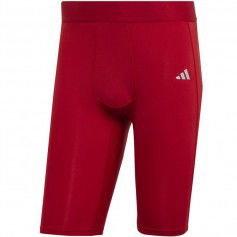 Adidas Techfit Aeroready HP0616 Ανδρικό Αθλητικό Κολάν Κοντό Κόκκινο