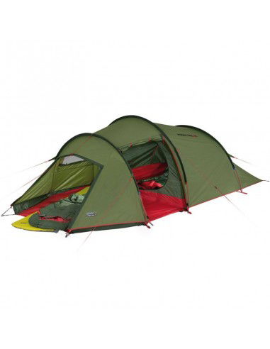 High Peak Falcon 3 Σκηνή Camping Τούνελ Πράσινη 4 Εποχών για 3 Άτομα 400x200x130εκ. 10329