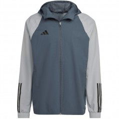 Adidas Tiro 23 Competition Αθλητικό Ανδρικό Μπουφάν Γκρι HU1320