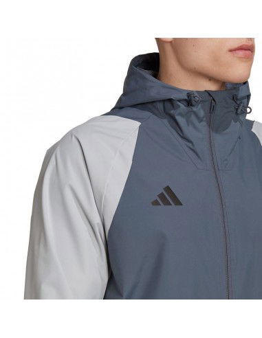 Adidas Tiro 23 Competition Αθλητικό Ανδρικό Μπουφάν Γκρι HU1320