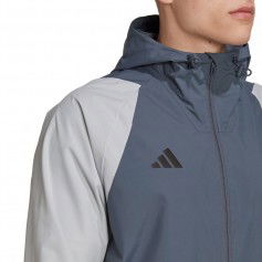 Adidas Tiro 23 Competition Αθλητικό Ανδρικό Μπουφάν Γκρι HU1320
