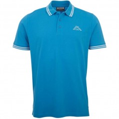 Kappa Ανδρικό T-shirt Polo Μαύρο 709361-19-4006
