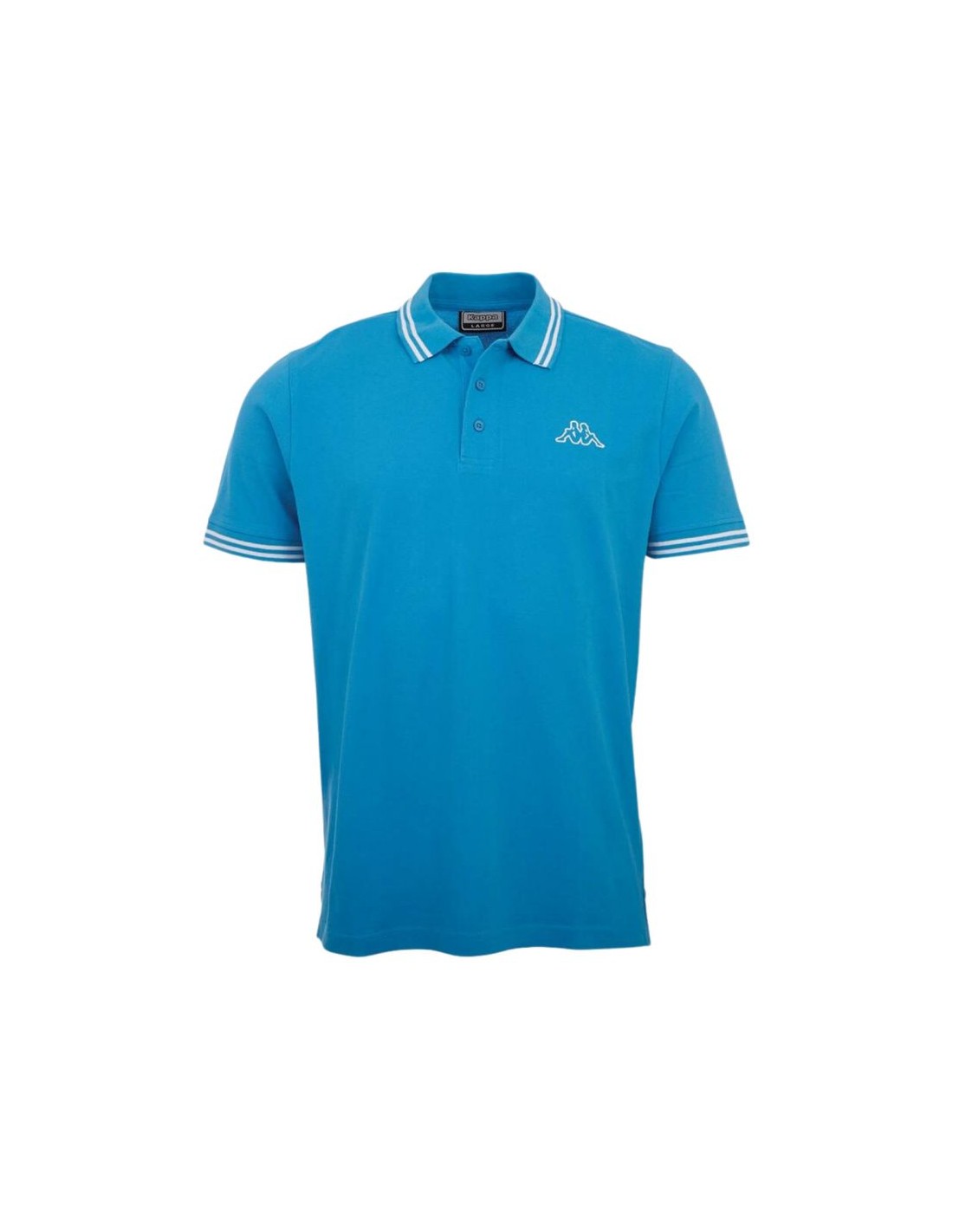 Kappa Ανδρικό T-shirt Polo Μαύρο 709361-19-4006