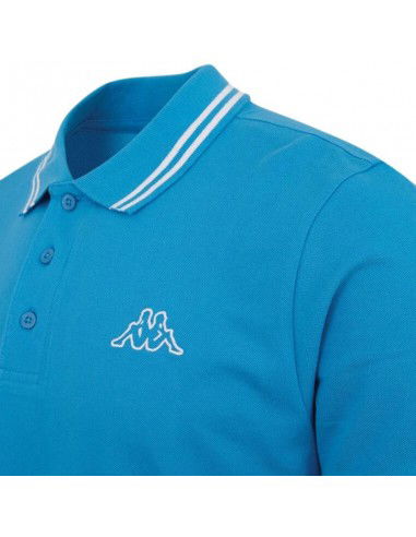 Kappa Ανδρικό T-shirt Polo Μαύρο 709361-19-4006