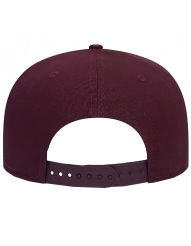 New Era 60245406 Ανδρικό Jockey με Ίσιο Γείσο Μπορντό