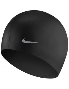 Nike Solid TESS0106-001 Σκουφάκι Κολύμβησης Παιδικό από Σιλικόνη Μαύρο