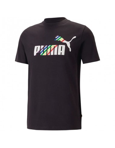 Puma Love Is Love Ανδρικό T-shirt Μαύρο με Λογότυπο 673384-01