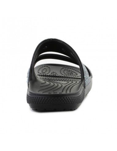 Crocs Παιδικά Ανατομικά Παπουτσάκια Θαλάσσης Glitter 207788-0C4 Μαύρα