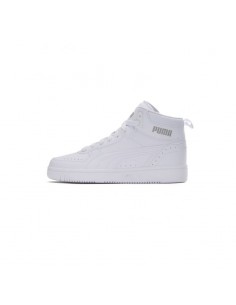 Puma Παιδικά Sneakers High Rebound Joy Λευκά 374687-07
