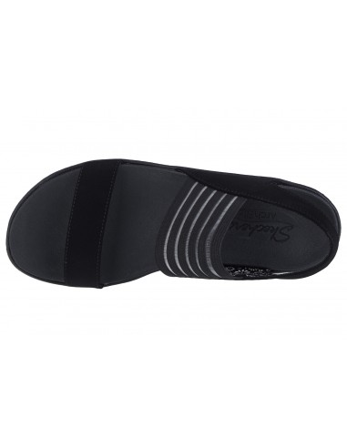 Skechers Καλοκαιρινές Γυναικείες Πλατφόρμες Μαύρες 119340-BBK