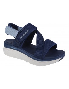 Skechers D"Lux Walker Kind Mind Γυναικεία Σανδάλια Ανατομικά Sporty Flatforms σε Navy Μπλε Χρώμα 119302-NVBL