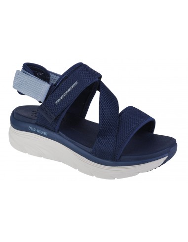 Skechers D"Lux Walker Kind Mind Γυναικεία Σανδάλια Ανατομικά Sporty Flatforms σε Navy Μπλε Χρώμα 119302-NVBL