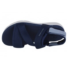 Skechers D"Lux Walker Kind Mind Γυναικεία Σανδάλια Ανατομικά Sporty Flatforms σε Navy Μπλε Χρώμα 119302-NVBL