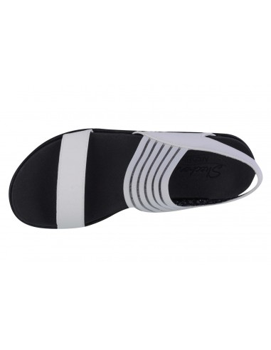Skechers Καλοκαιρινές Γυναικείες Πλατφόρμες Λευκές 119340-WHT