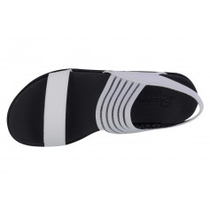 Skechers Καλοκαιρινές Γυναικείες Πλατφόρμες Λευκές 119340-WHT