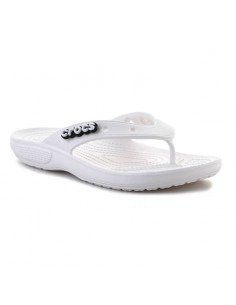 Crocs Classic Flip Ανδρικά Flip Flops Λευκά 207713-100