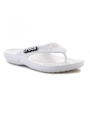 Crocs Classic Flip Ανδρικά Flip Flops Λευκά 207713-100