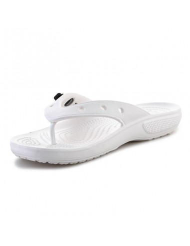 Crocs Classic Flip Ανδρικά Flip Flops Λευκά 207713-100