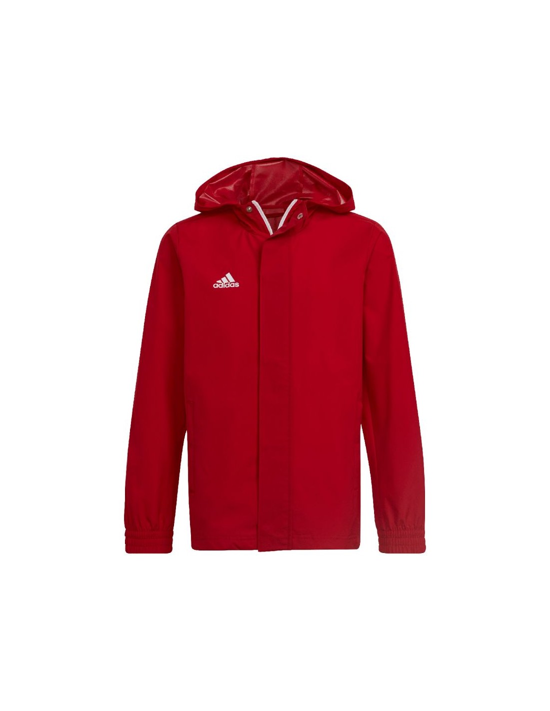 Adidas Παιδικό Αθλητικό Μπουφάν Κοντό με Κουκούλα Κόκκινο IK4013