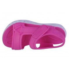 Skechers Παιδικά Πέδιλα Heart με Σκρατς & Φωτάκια Φούξια 308045L-PNK