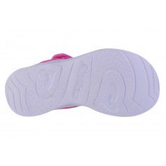 Skechers Παιδικά Πέδιλα Heart με Σκρατς & Φωτάκια Φούξια 308045L-PNK