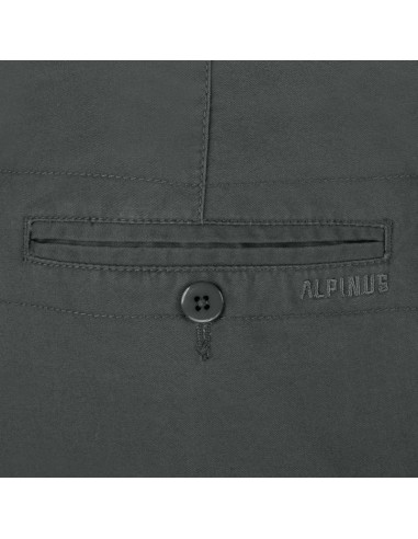 Alpinus SI18159 Ανδρικό Κοντό Παντελόνι Πεζοπορίας Γκρι