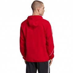 Adidas Tiro 23 League Ανδρική Φούτερ Ζακέτα με Κουκούλα και Τσέπες Κόκκινη IA1618