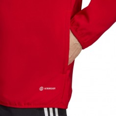 Adidas Tiro 23 League Ανδρική Φούτερ Ζακέτα με Κουκούλα και Τσέπες Κόκκινη IA1618