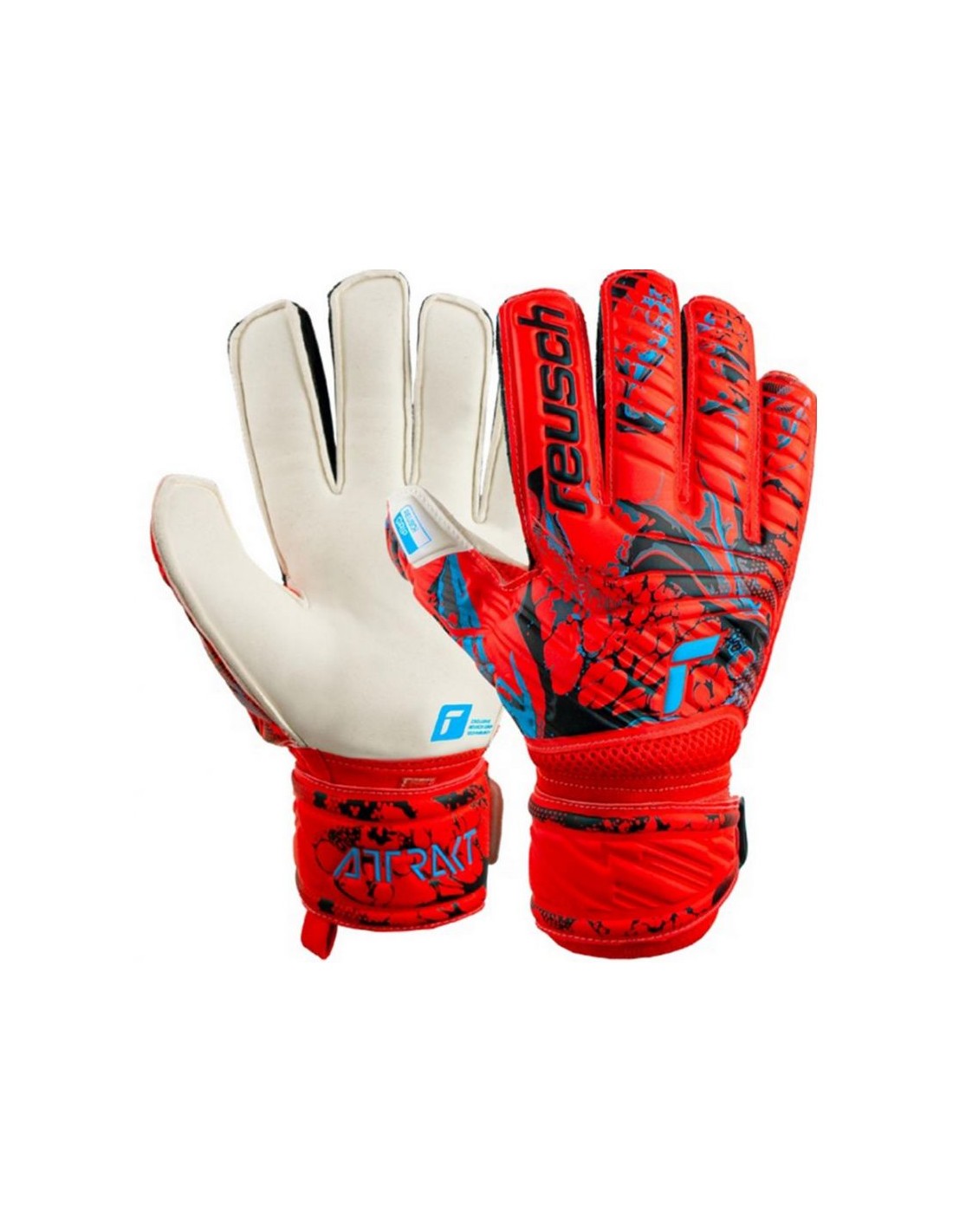 Reusch Attrakt Grip 5370815-3334 Γάντια Τερματοφύλακα Ενηλίκων Κόκκινα