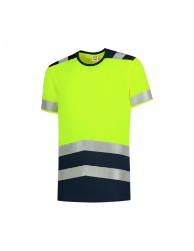 Tricorp MLI-T0197 T-Shirt Εργασίας με Αντανακλαστικές Ταινίες Κίτρινο