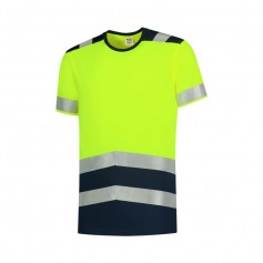Tricorp MLI-T0197 T-Shirt Εργασίας με Αντανακλαστικές Ταινίες Κίτρινο