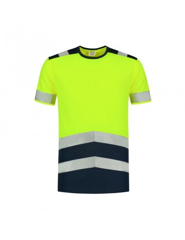 Tricorp MLI-T0197 T-Shirt Εργασίας με Αντανακλαστικές Ταινίες Κίτρινο