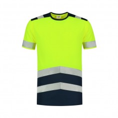 Tricorp MLI-T0197 T-Shirt Εργασίας με Αντανακλαστικές Ταινίες Κίτρινο