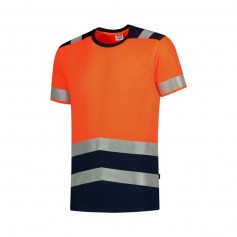 Tricorp MLI-T0198 T-Shirt Εργασίας με Αντανακλαστικές Ταινίες Πορτοκαλί