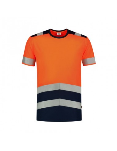 Tricorp MLI-T0198 T-Shirt Εργασίας με Αντανακλαστικές Ταινίες Πορτοκαλί