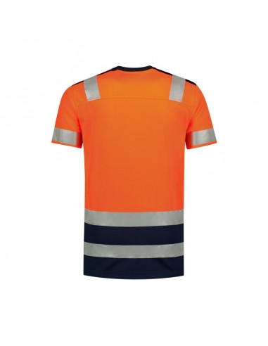 Tricorp MLI-T0198 T-Shirt Εργασίας με Αντανακλαστικές Ταινίες Πορτοκαλί