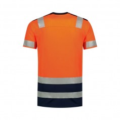Tricorp MLI-T0198 T-Shirt Εργασίας με Αντανακλαστικές Ταινίες Πορτοκαλί