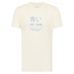 Mustang Ανδρικό T-shirt Κοντομάνικο Μπεζ 1013522 2013