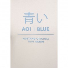 Mustang Ανδρικό T-shirt Κοντομάνικο Μπεζ 1013522 2013