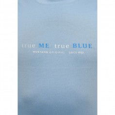 Mustang Ανδρικό T-shirt Κοντομάνικο Μπλε 1013562 5124