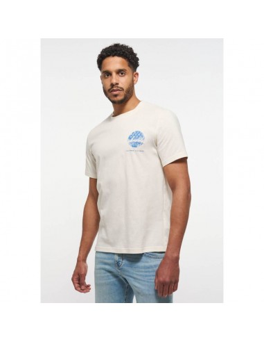 Mustang Ανδρικό T-shirt Κοντομάνικο Λευκό 10135482013