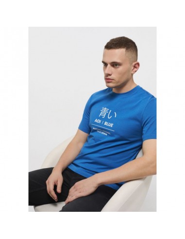 Mustang Ανδρικό T-shirt Κοντομάνικο Μπλε 10135225234