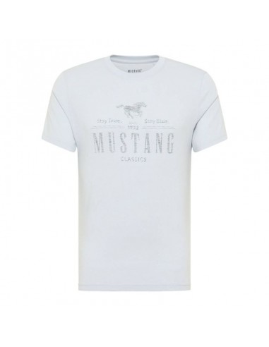 Mustang Ανδρικό T-shirt Κοντομάνικο Μπλε 1013536 4017