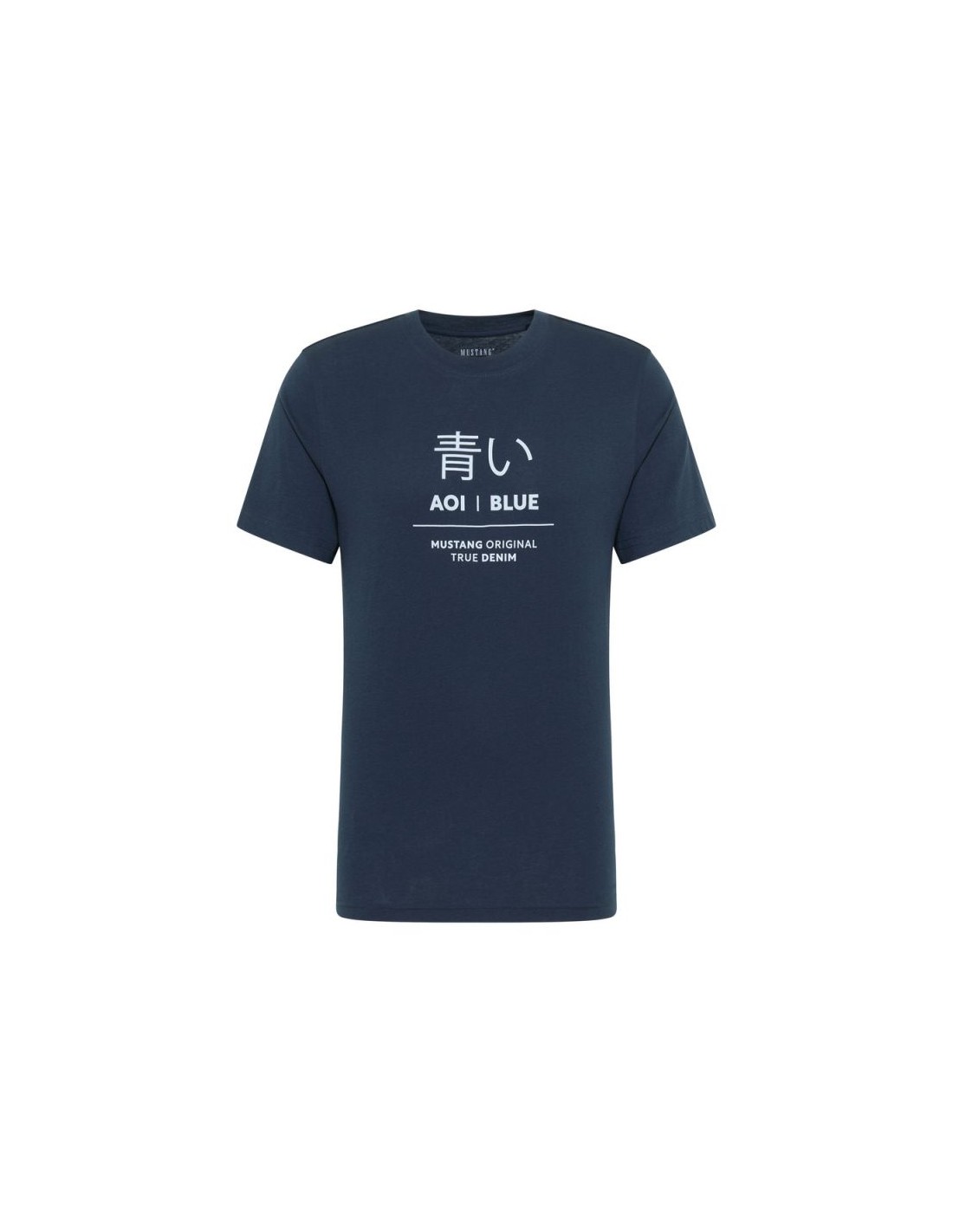 Mustang Ανδρικό T-shirt Κοντομάνικο Navy Μπλε 101352253