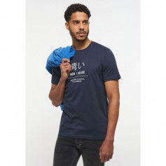 Mustang Ανδρικό T-shirt Κοντομάνικο Navy Μπλε 10135225330