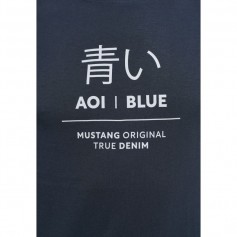 Mustang Ανδρικό T-shirt Κοντομάνικο Navy Μπλε 10135225330