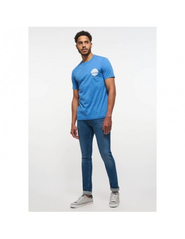 Mustang Ανδρικό T-shirt Κοντομάνικο Μπλε 10135485234