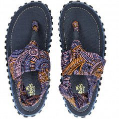 Gumbies Slingback Flip Flops W GSBWNAZTEC