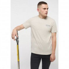 Mustang Ανδρικό T-shirt Κοντομάνικο Μπεζ 1013523 2081